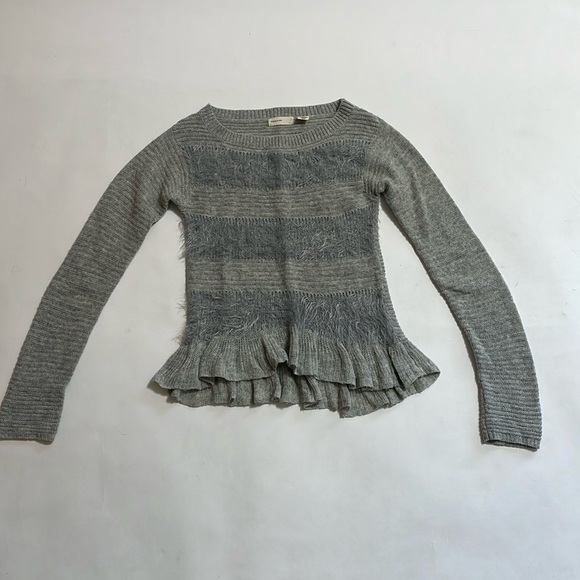 ANTHROPOLOGIE SLEEPING ON SNOW textured sweater - Picture 1 of 5